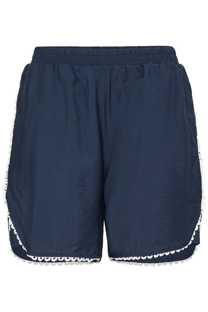 ICHI Leni Shorts - Navy