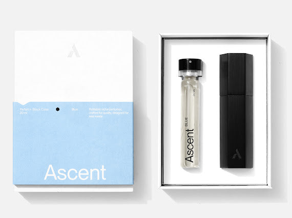 Ascent Starter Pack Case with Perfume - Blue