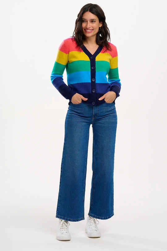 Sugarhill Brighton Izzy Rainbow Knit Cardigan