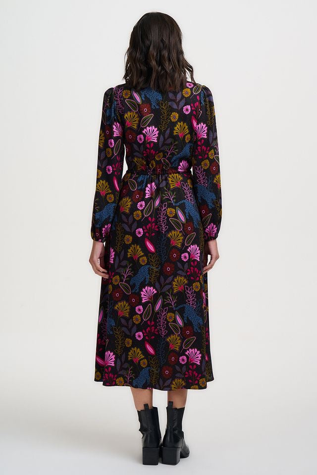 Sugarhill Brighton Dottie Maxi Dress - Black/Multi