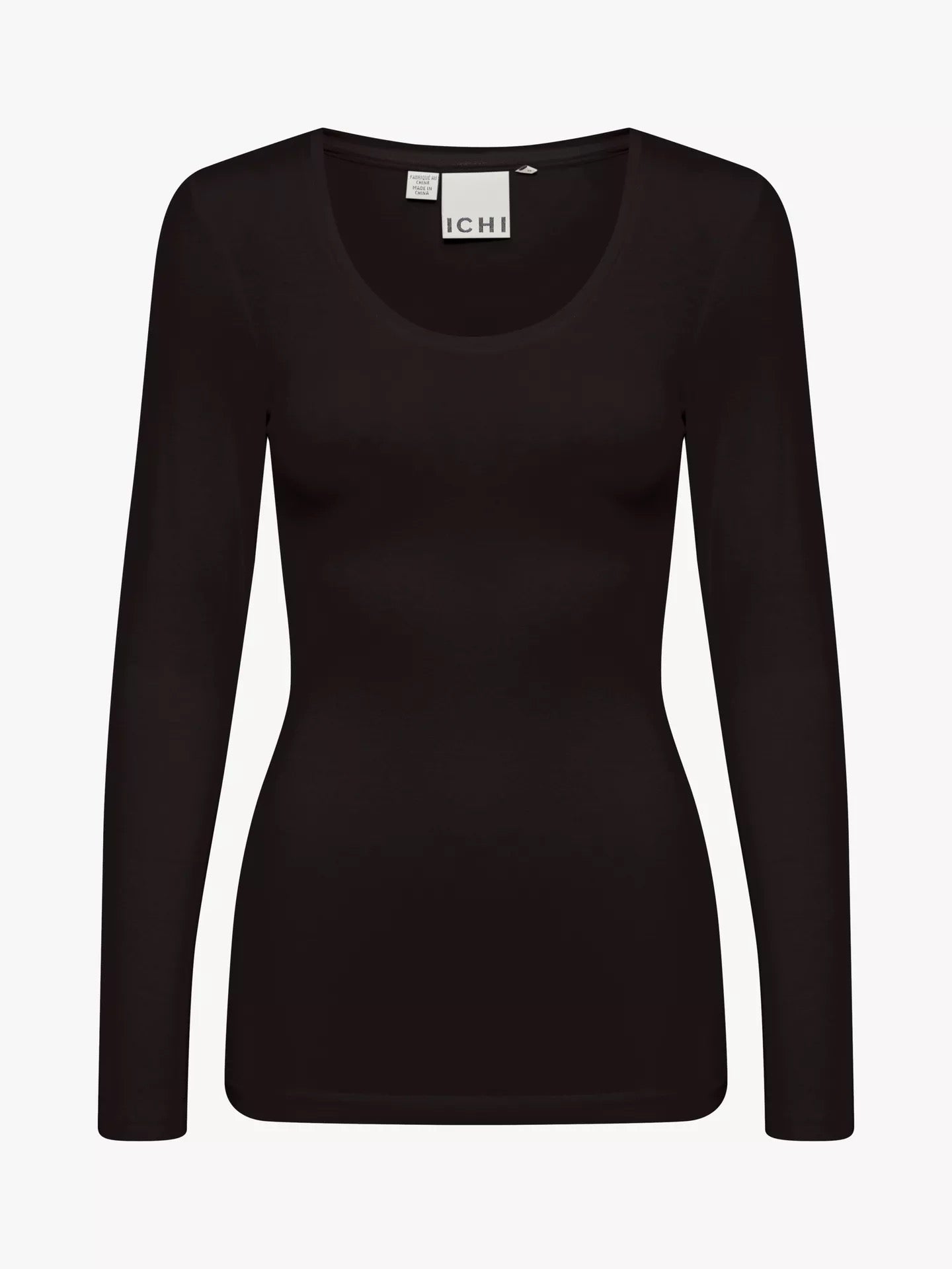 ICHI Zola Long Stay T-Shirt - Black