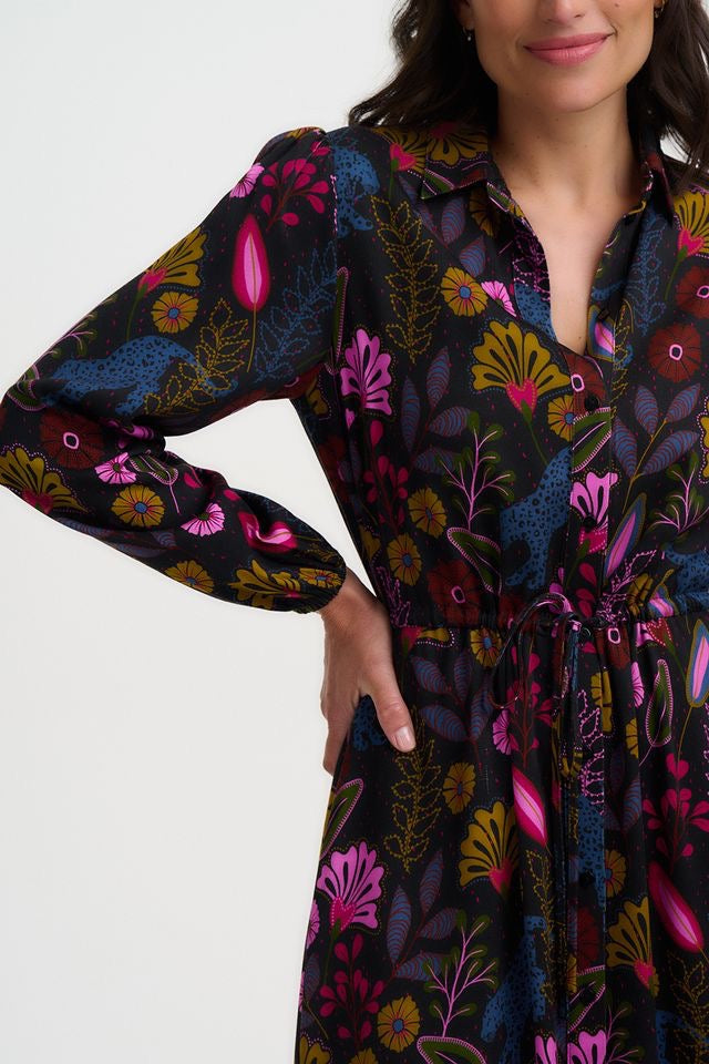 Sugarhill Brighton Dottie Maxi Dress - Black/Multi