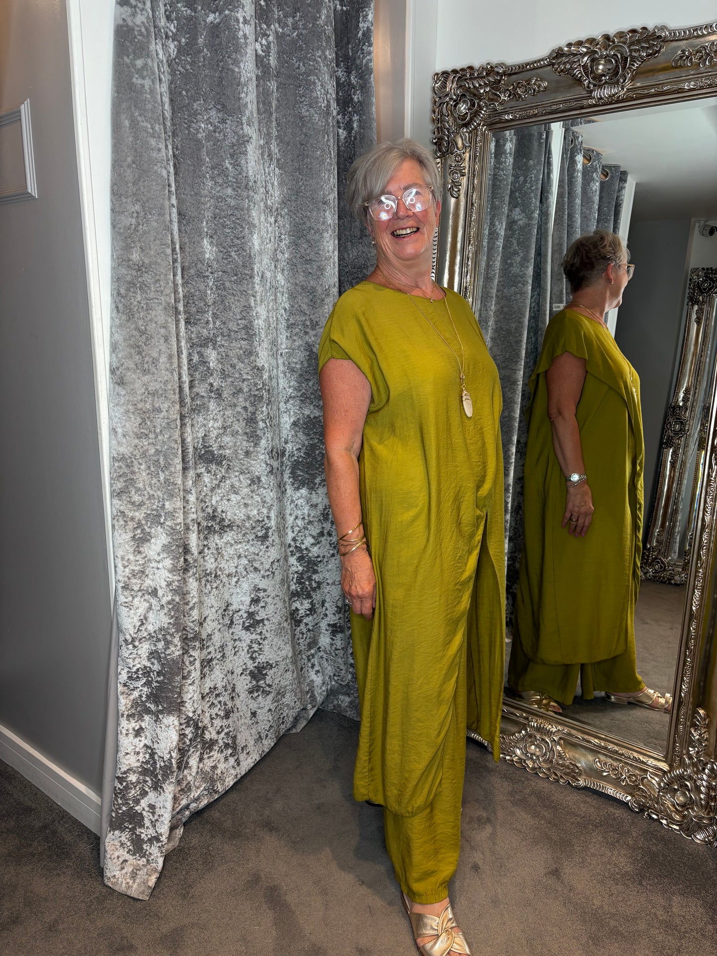 Studio Tunic Co-ord Set - Pistachio