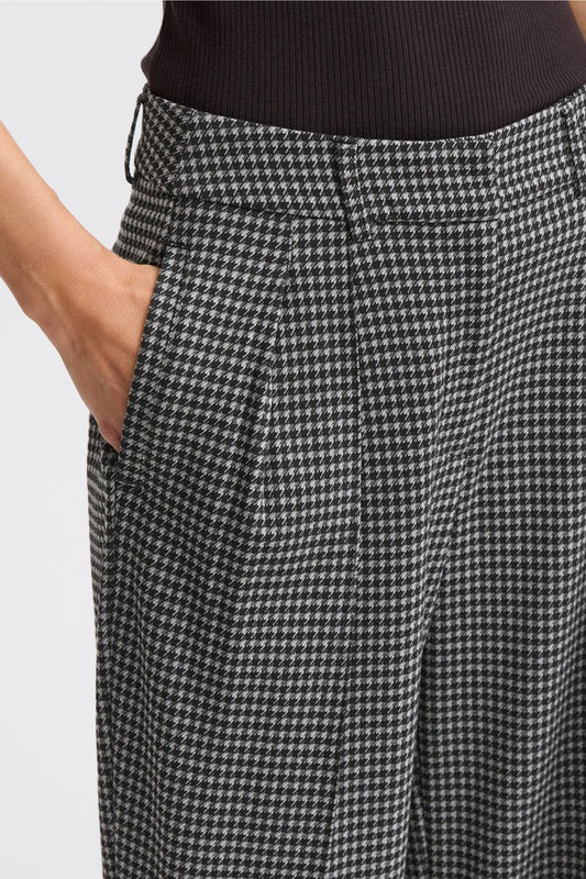ICHI Kate Hounds Tooth Trouser