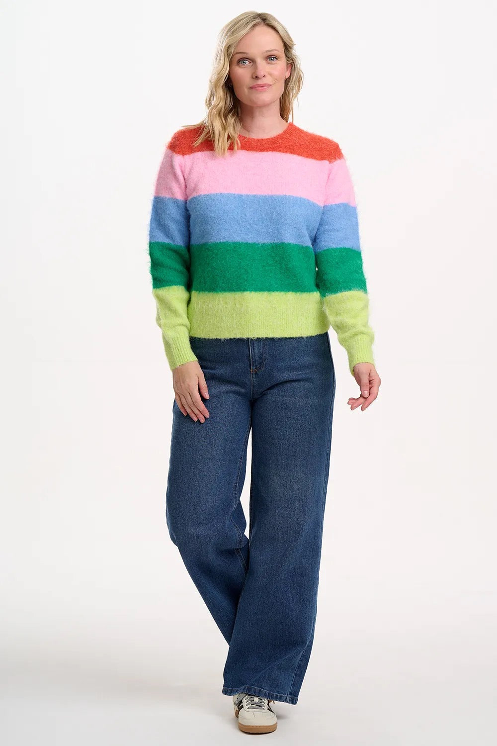 Sugarhill Brighton Dayna Jumper - Rainbow Stripes