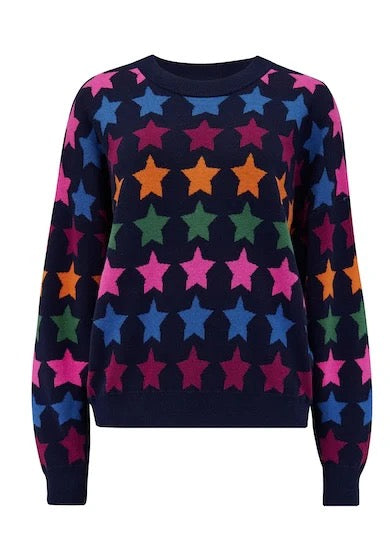 Sugarhill Brighton Annalee Rainbow Star Knit