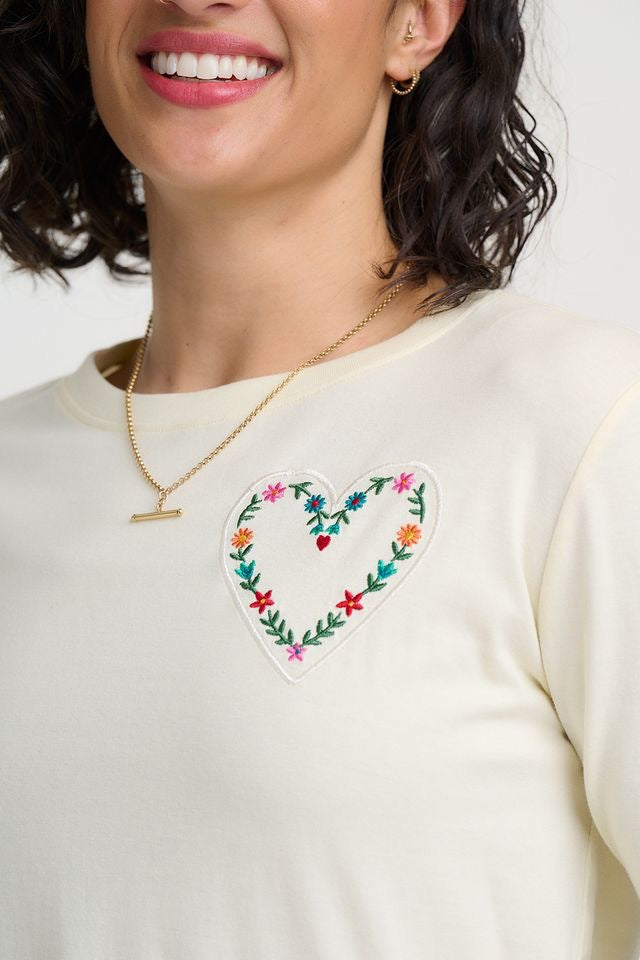 Sugarhill Brighton Brunswick Jersey Top - Cream