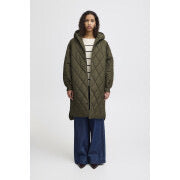 ICHI Hansa Coat Forest Green