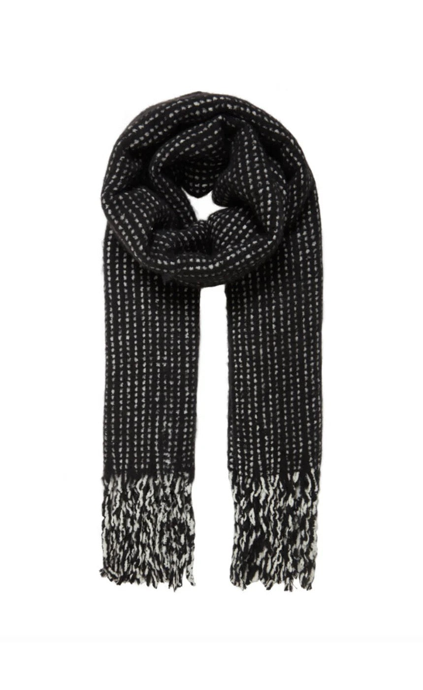 ICHI Carlotta Scarf - Black