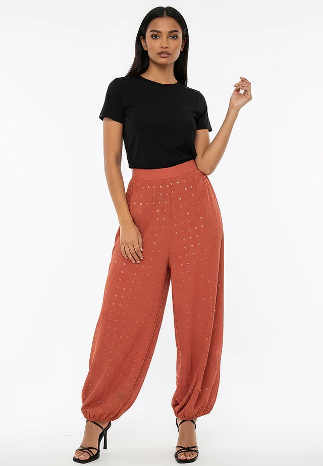 Religion Helena Trousers - Burnt Sienna