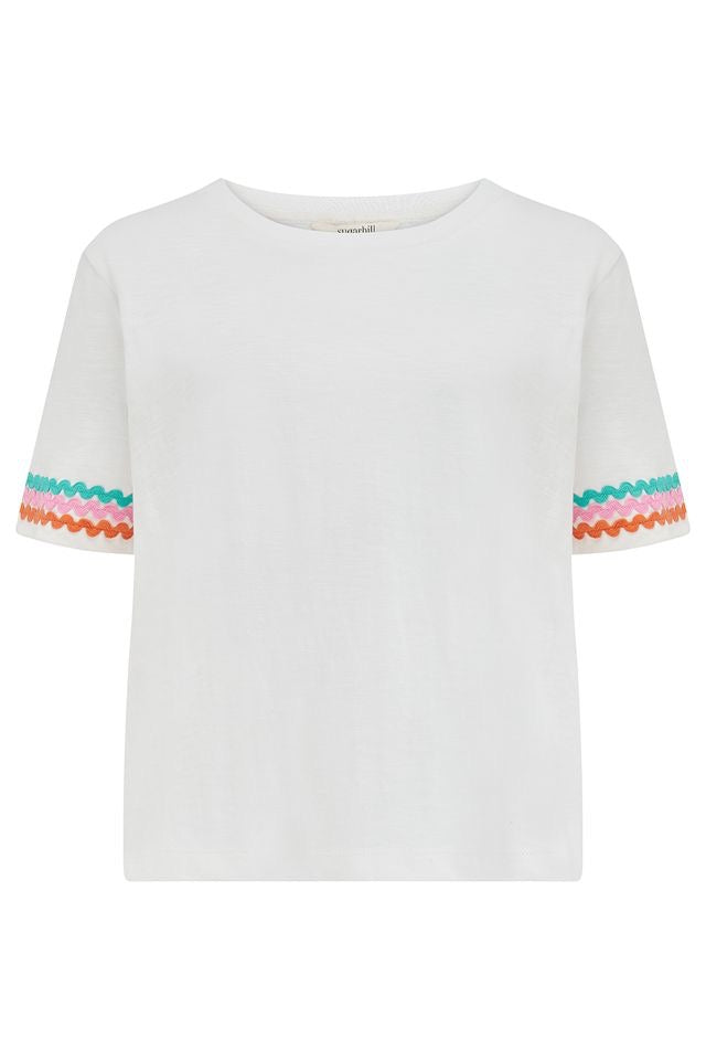 Sugarhill Brighton Shelby Boxy T-Shirt - White