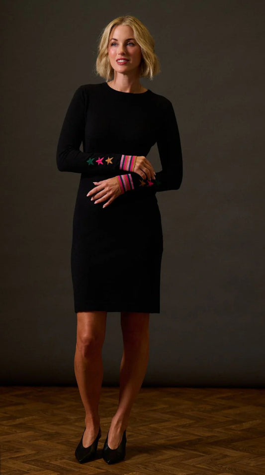 Sugarhill Brighton Malia Knit Dress - Black Star Cuffs