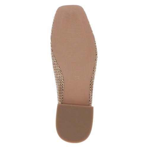 *RESTOCKED* Caprice Square Toe Slip on Pump - Bark