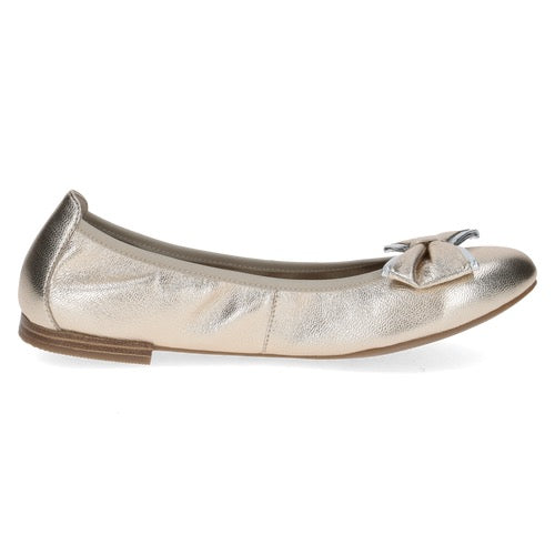 *NEW IN* Caprice Metallic Leather Pumps - Pale Gold
