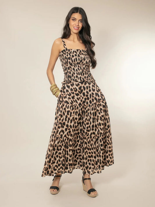 Nooki CALYPSO BANDEAU TOP - LEOPARD
