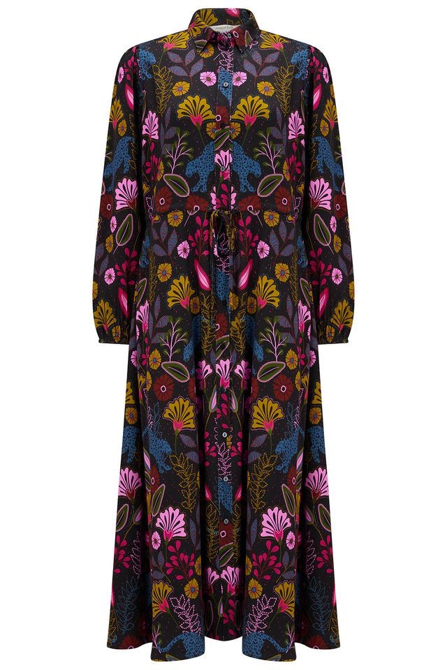 Sugarhill Brighton Dottie Maxi Dress - Black/Multi