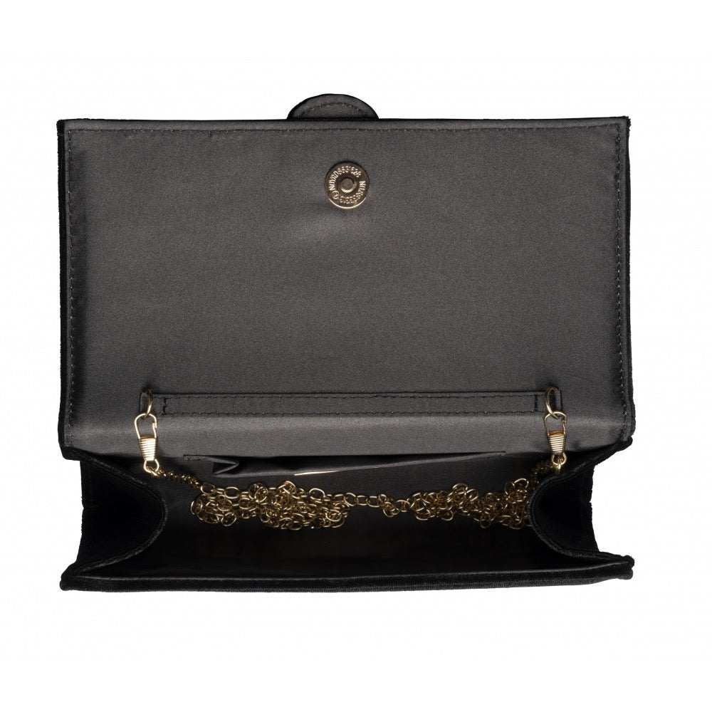 Ravel Alston Velvet Bag - Black