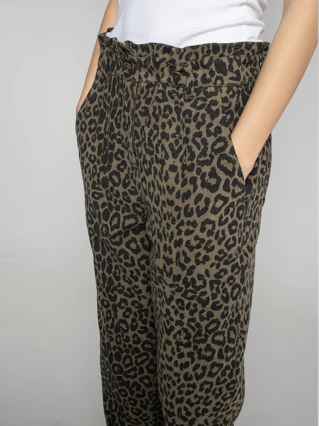 Nooki Caroline Leopard Print Jeans