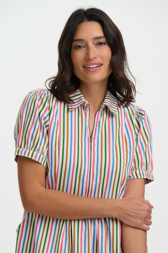 Sugarhill Brighton Gillian Midi Smock Dress - Multi
