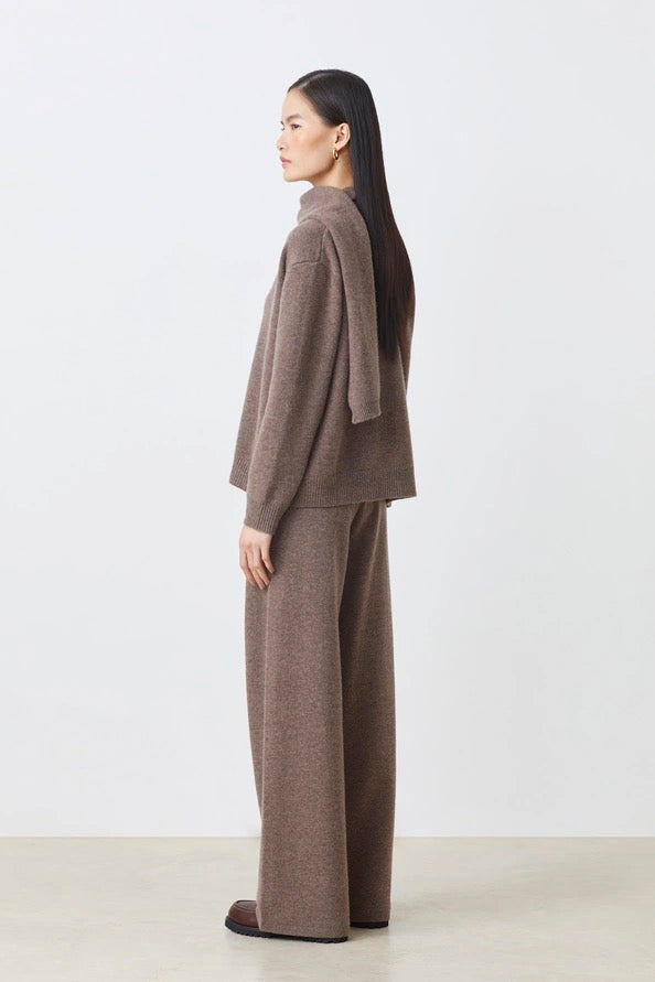 Suncoo Paris Palmada Wool Jumper - Chataigne/Mocha