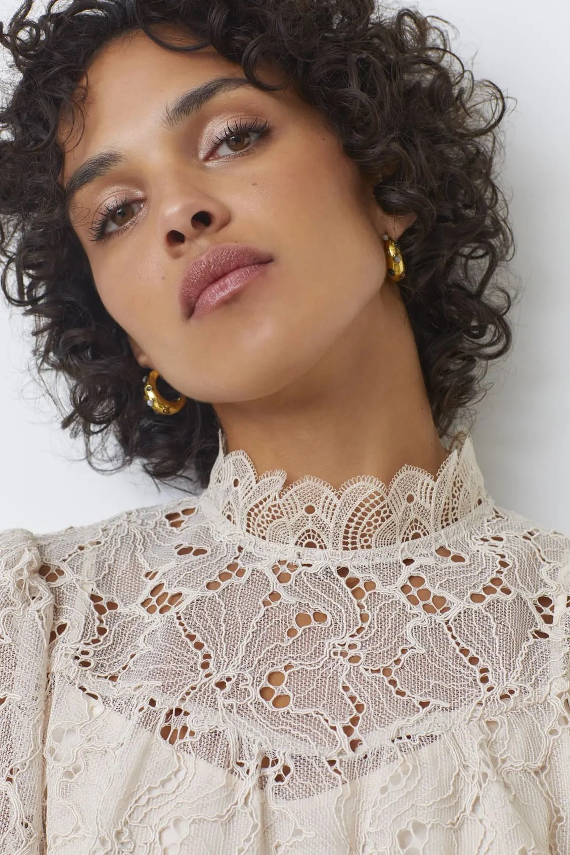 Suncoo Paris Lucia Lace Blouse - Cream