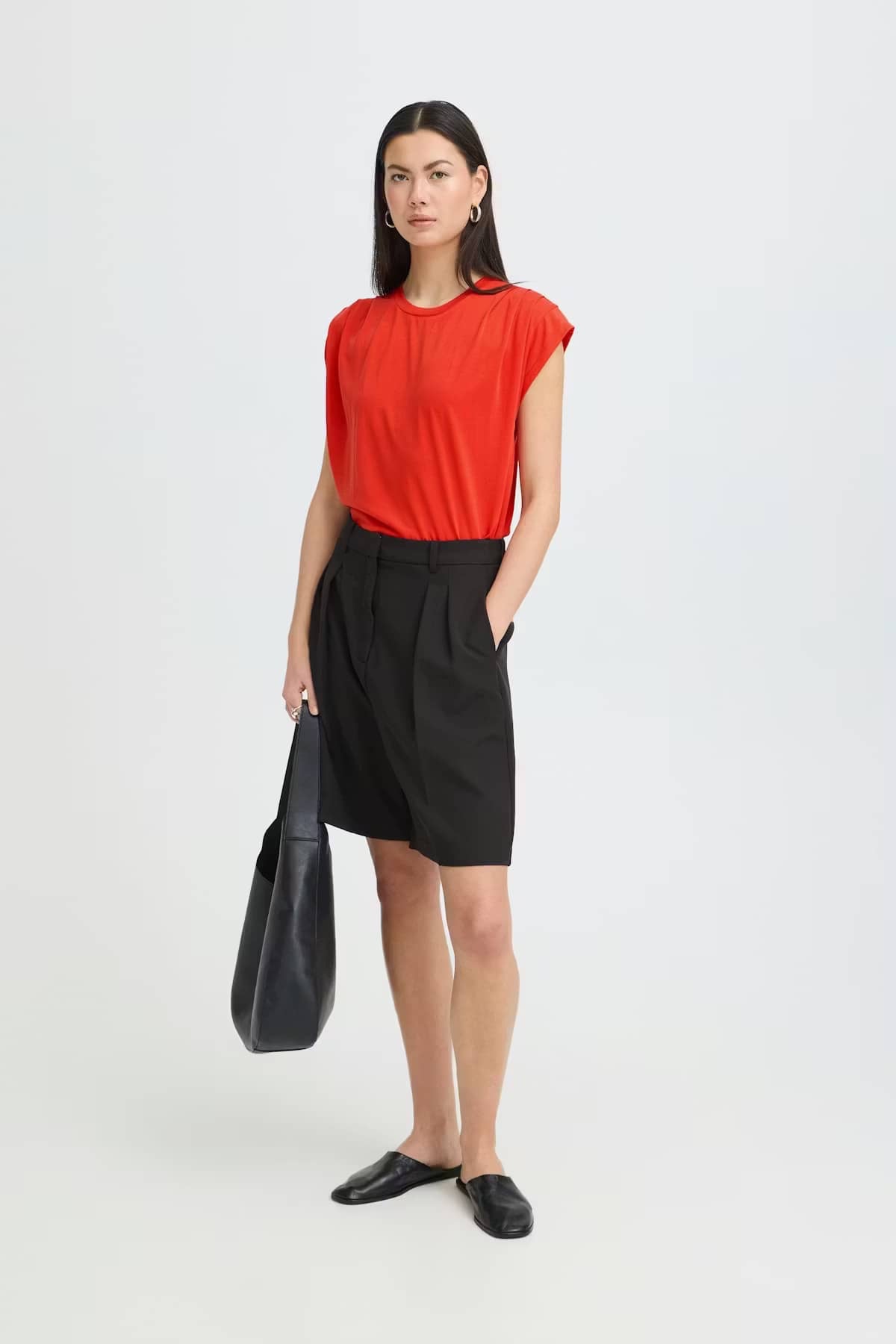 ICHI Lisken T-Shirt - Red