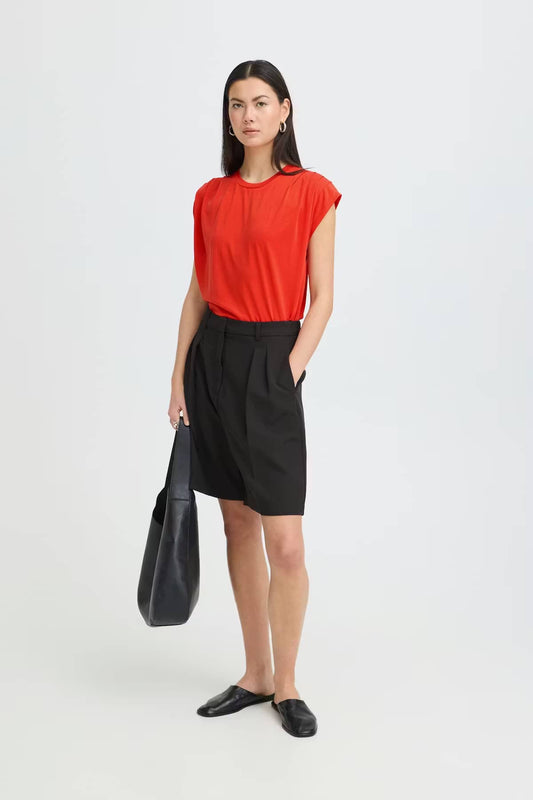 ICHI Lisken T-Shirt - Red