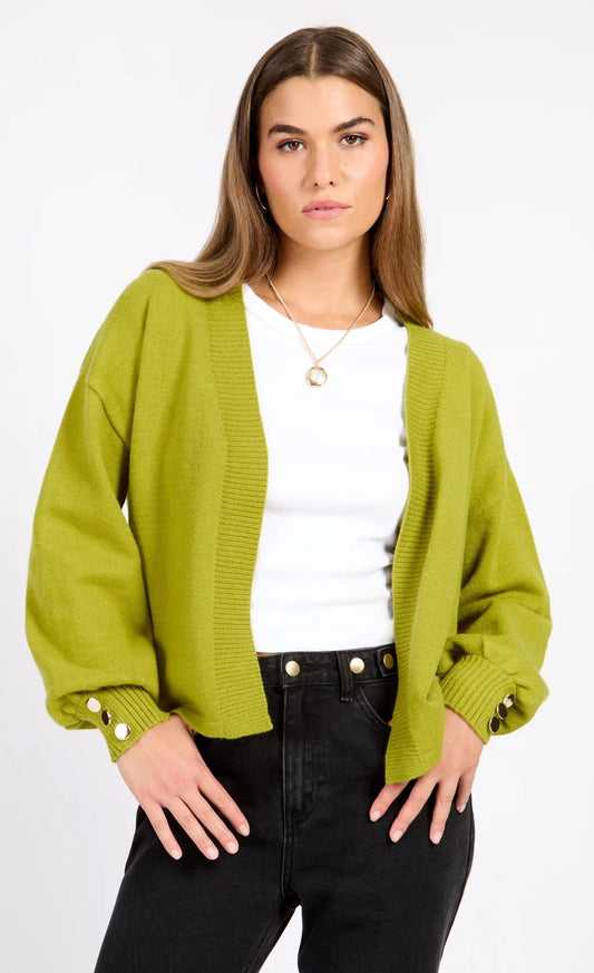 Little Mistress Olive Knit Cardigan by Vogue Williams