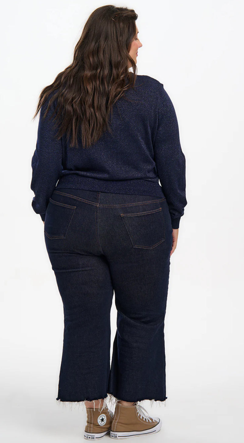 Sugarhill Brighton Astrid Jumper - Navy Lighting