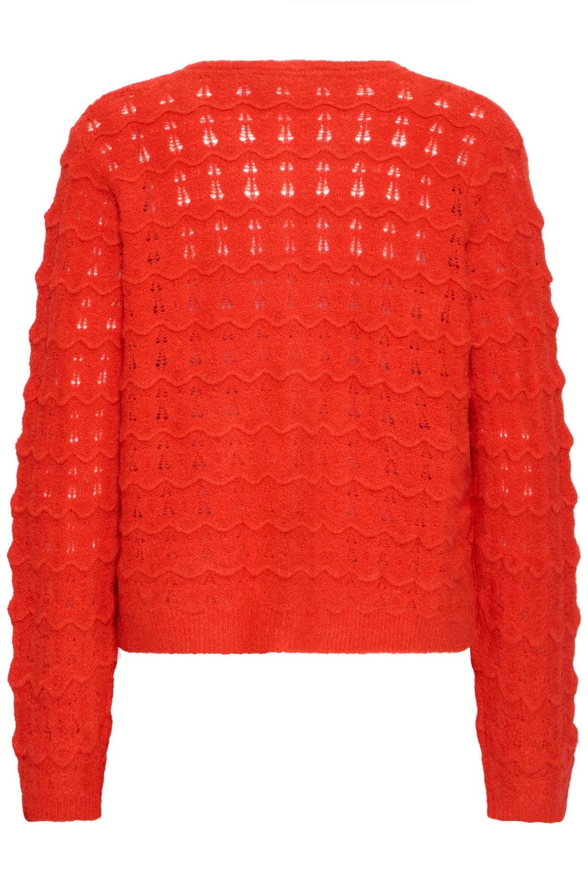 ICHI Baila Cardigan - Red