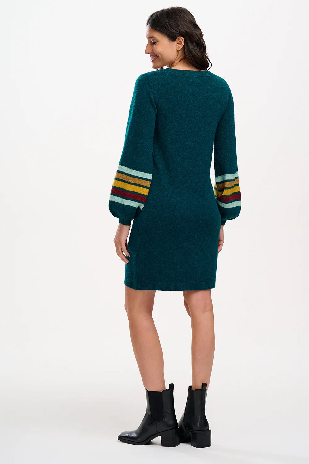 Sugarhill Talasi Knit Dress Dark Green