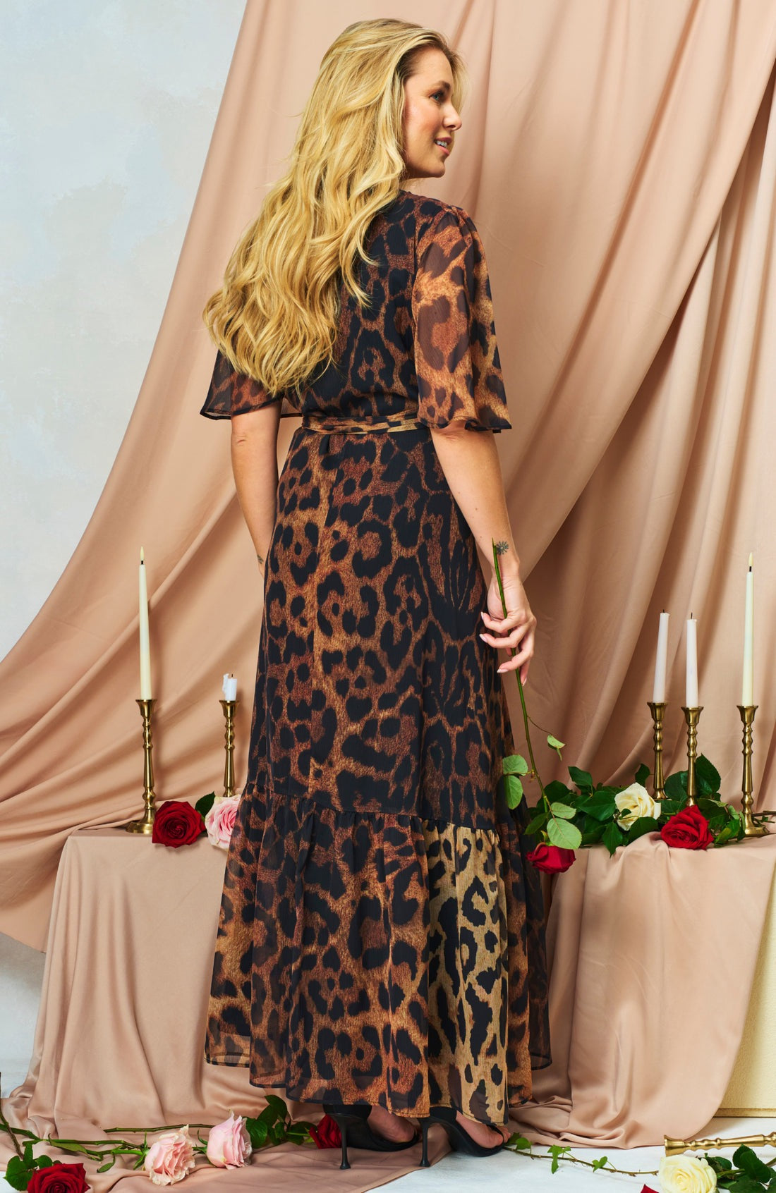 Hope & Ivy The Lexi Dress - Leopard