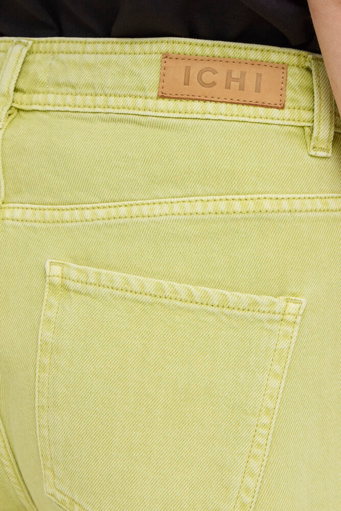 ICHI Mijalla Wide Leg Jeans - Lily Green