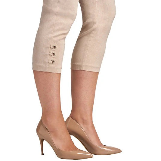 Pinns Crop Trouser - Stone