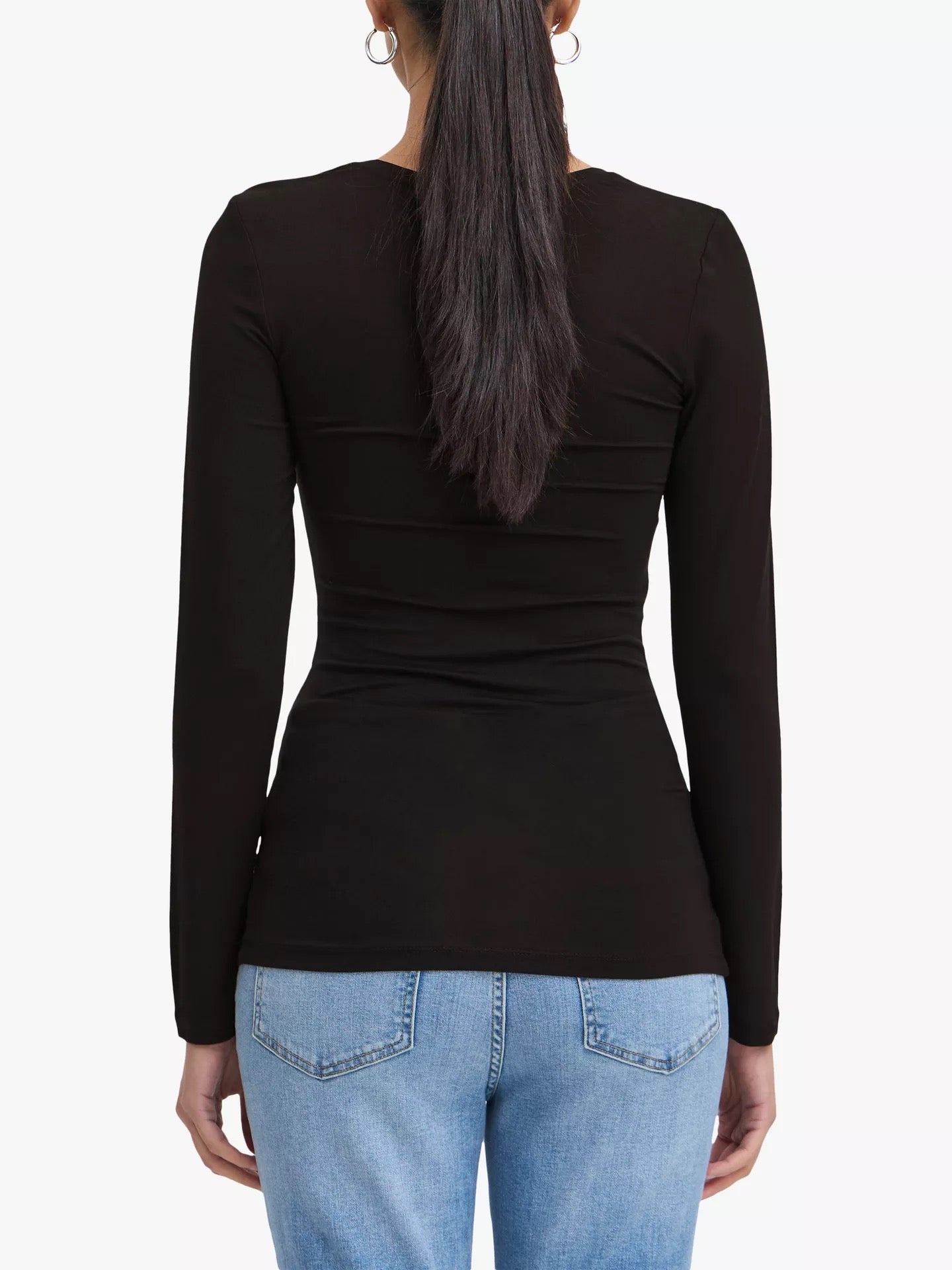 ICHI Zola Long Stay T-Shirt - Black