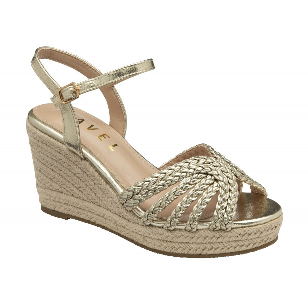 Ravel Grundy Wedge Shoes - Gold