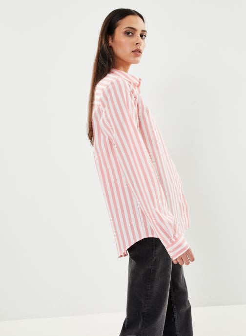 ICHI Asilo Striped Shirt Pink