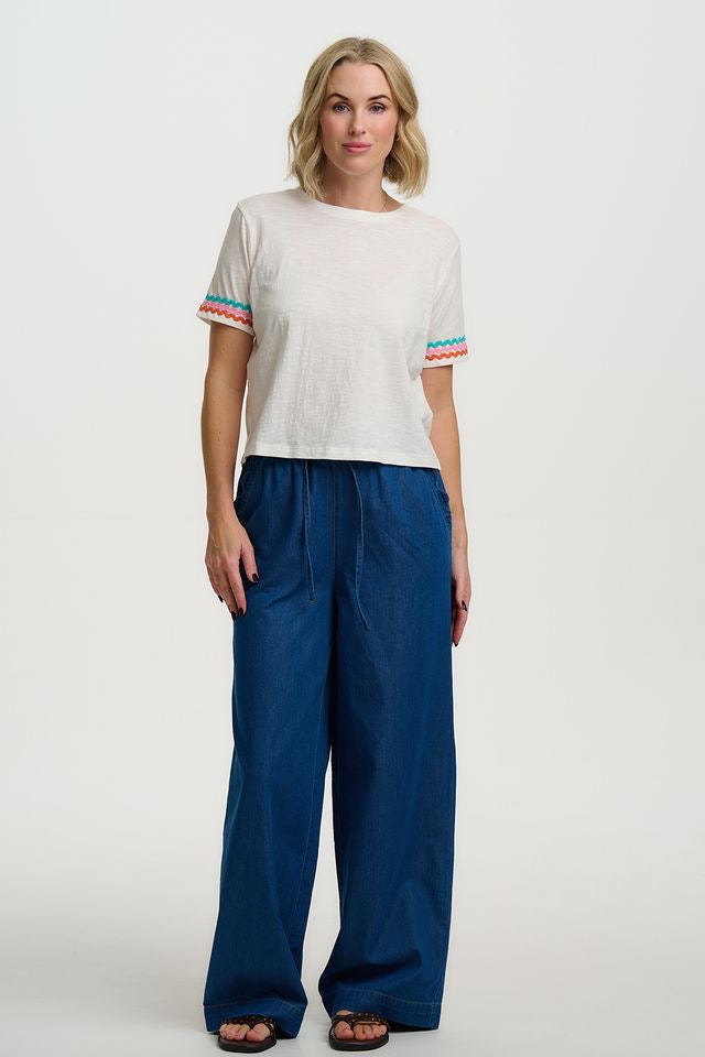 Sugarhill Brighton Shelby Boxy T-Shirt - White