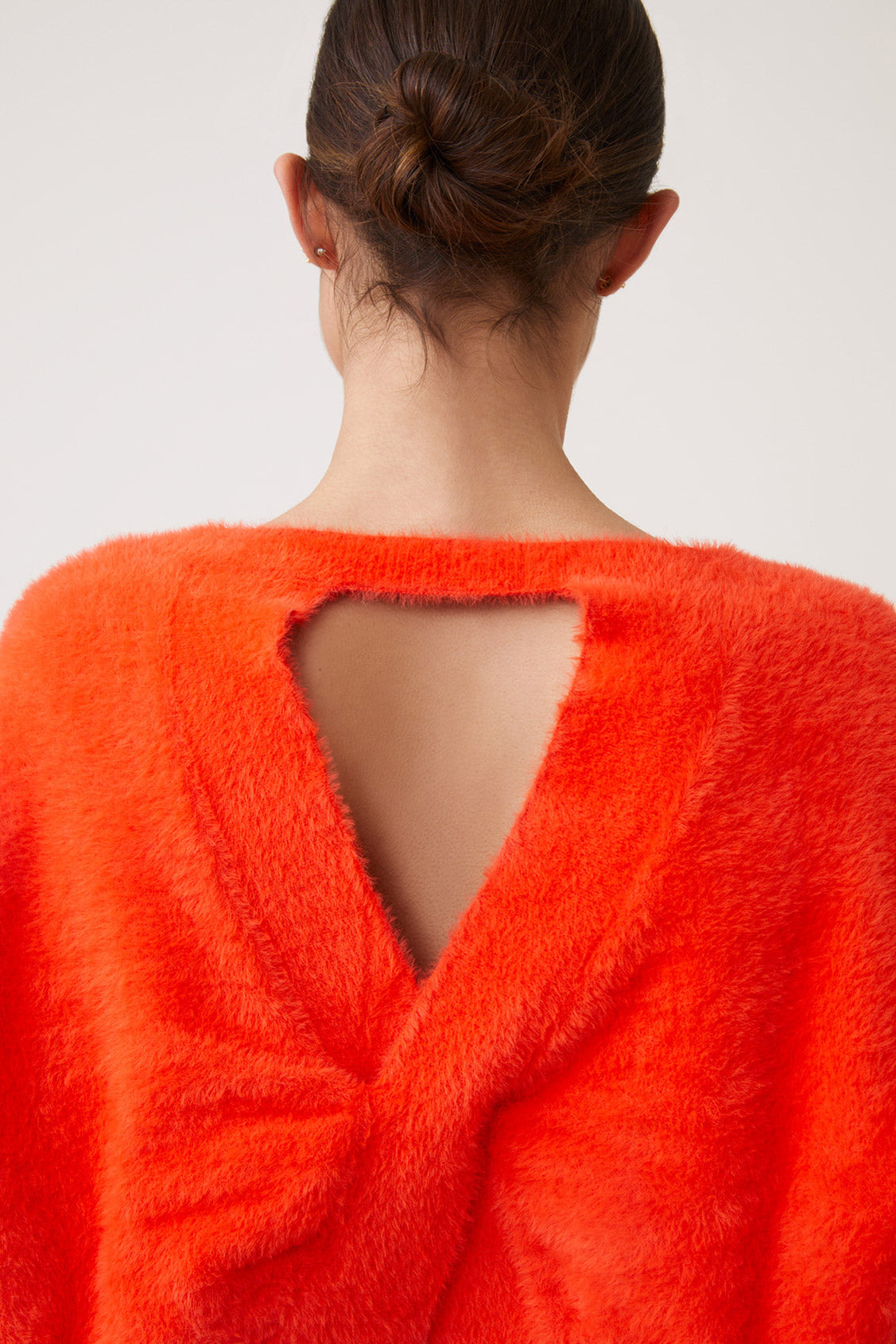 Suncoo Paris Orange Plamedi Open Back Jumper