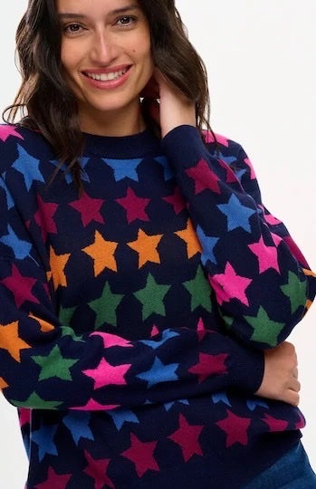 Sugarhill Brighton Annalee Rainbow Star Knit