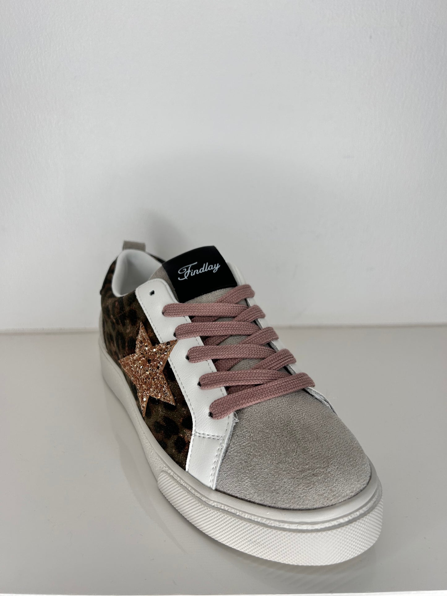 Findlay Star Trainer - Leopard Print