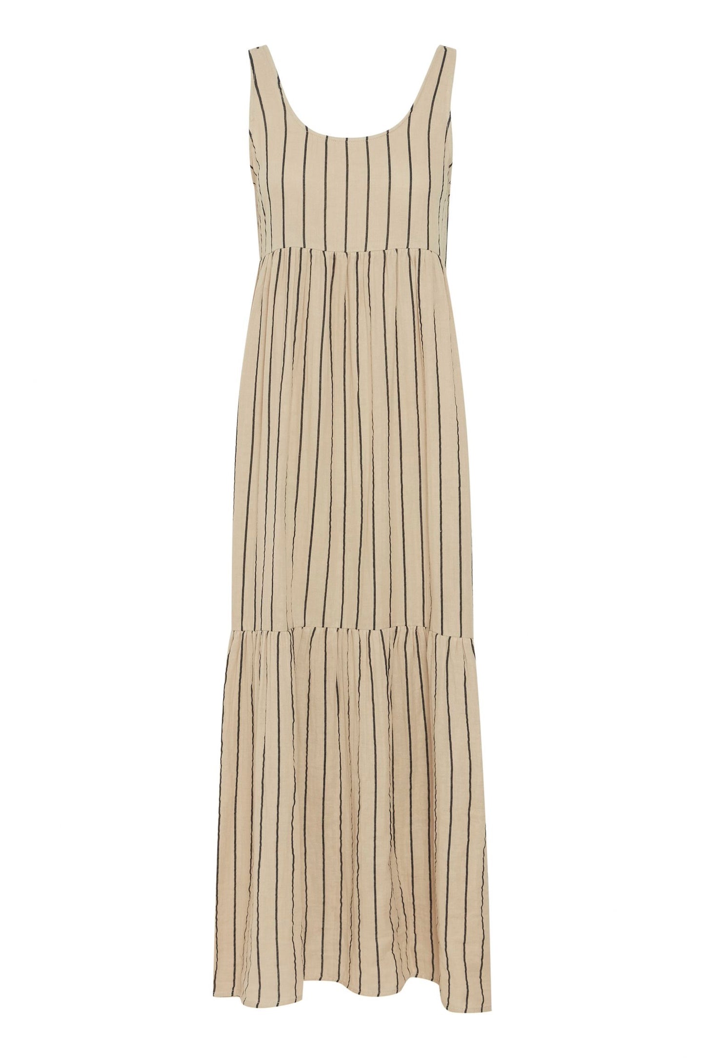 ICHI Foxa Stripe Maxi Dress