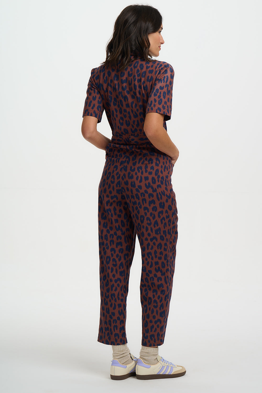 Sugarhill Brighton Meredith Cotton Jumpsuit - Leopard