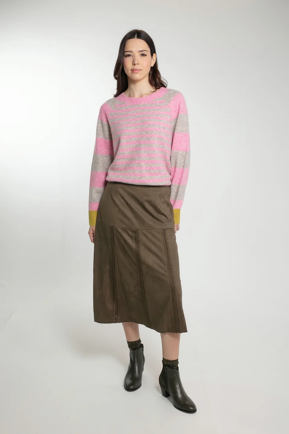 Nooki Cynthia Jumper in Pink Mix