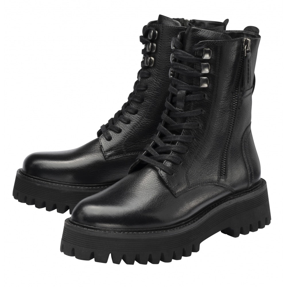 Ravel Mires Leather Boot - Black