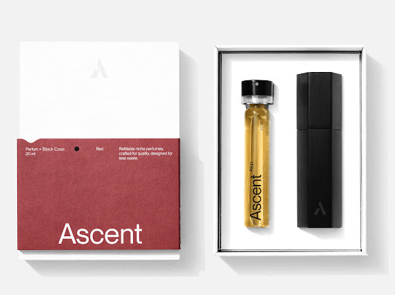 Ascent Starter Pack Case with Perfume - Red