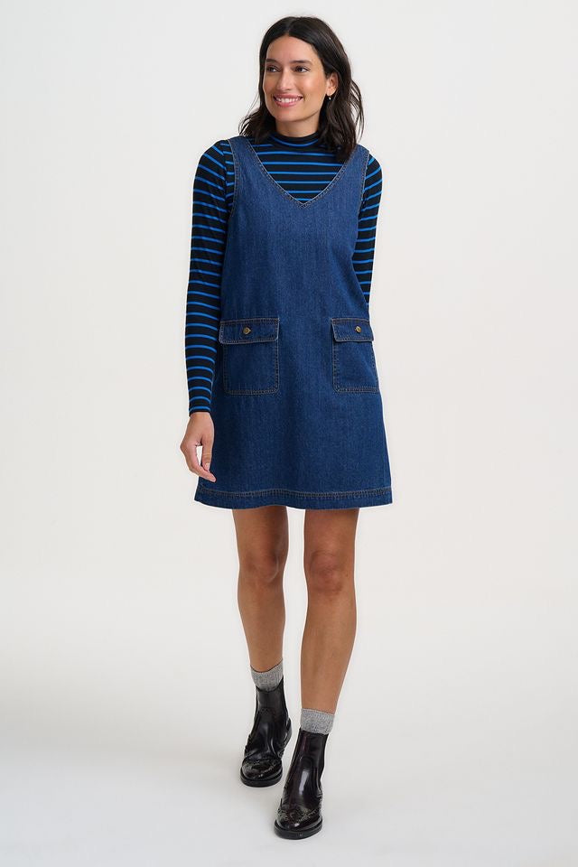 Sugarhill Brighton Tamil Denim Dress - True Blue