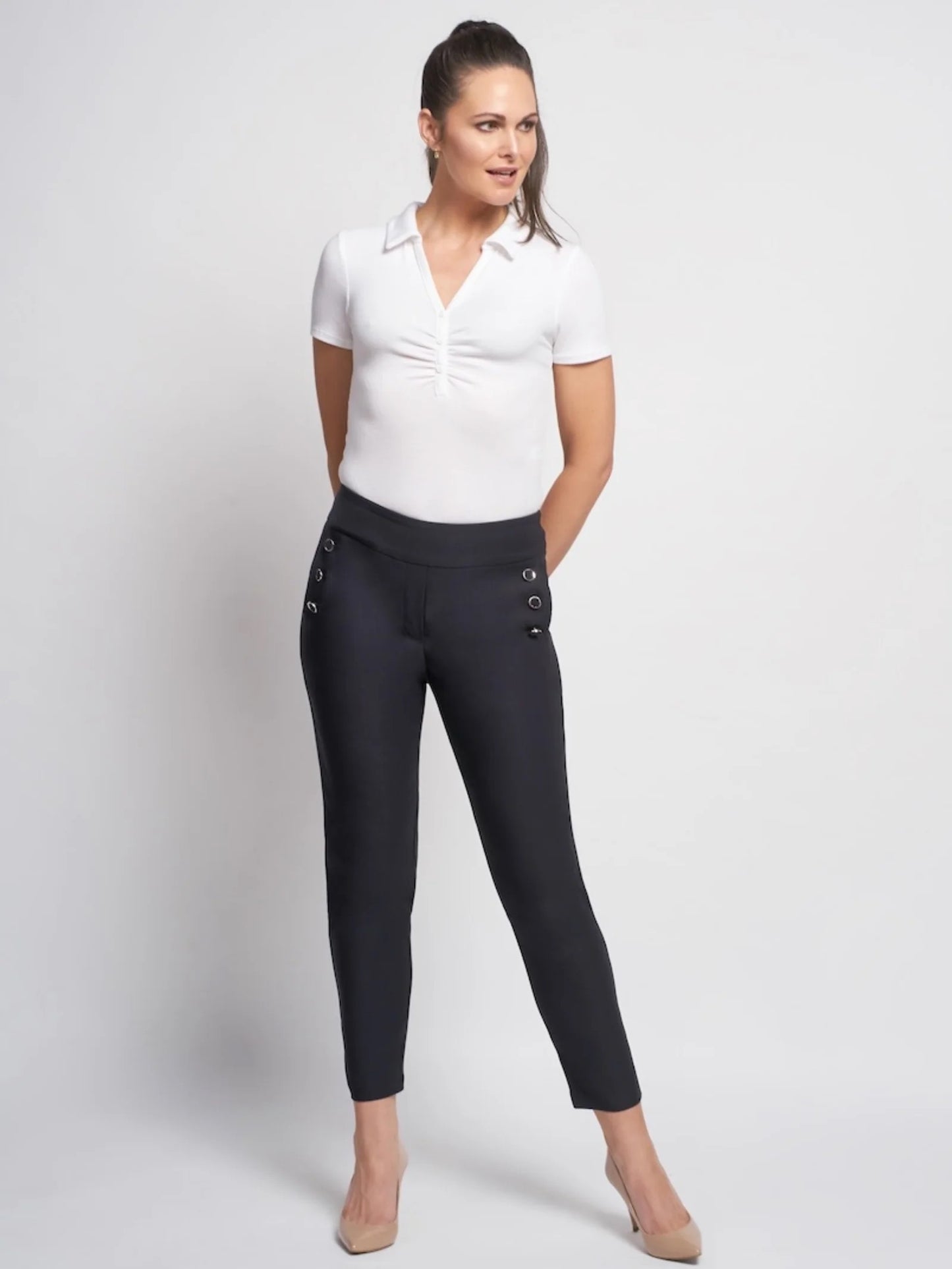 Pinns Ankle Grazer Trouser - Denim