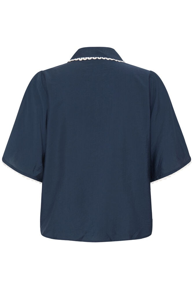 ICHI Lenni Blouse - Navy