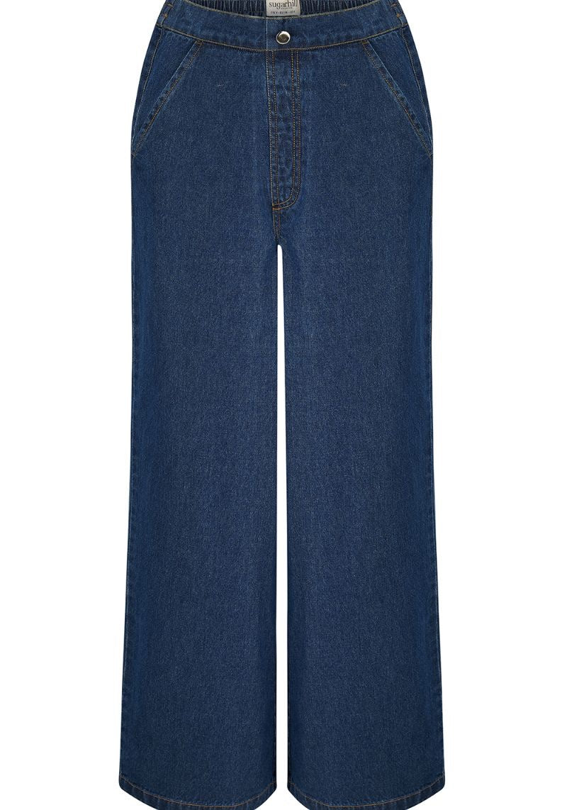 Sugarhill Brighton Immy Denim Trousers - Deep Blue